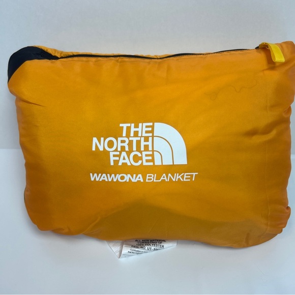 The North Face Wawona camping blanket summit gold geodome print geometric yellow - Picture 2 of 5